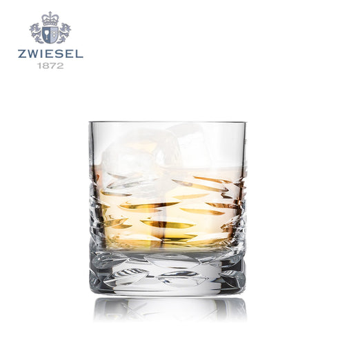 Schott Zwiesel Basic Bar Surfing 水晶切割雙老式威士忌酒杯 (369 毫升) 一套兩件 | 尺寸60 | 高品質玻璃|美酒品嚐 | 品味之選